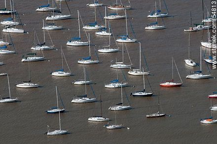 Sailboats in puerto del Buceo - Department of Montevideo - URUGUAY. Photo #54813