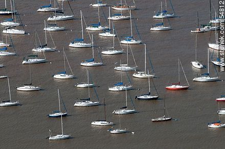 Sailboats in puerto del Buceo - Department of Montevideo - URUGUAY. Photo #54812