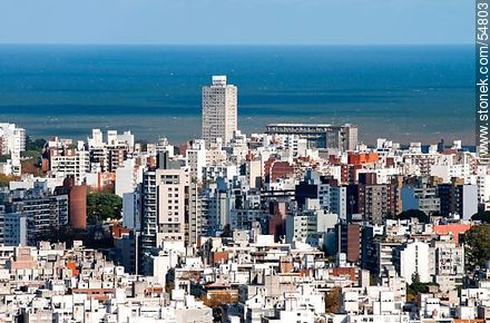 Patria Tower and Faculty of Engineering. Rio de la Plata. - Department of Montevideo - URUGUAY. Photo #54803