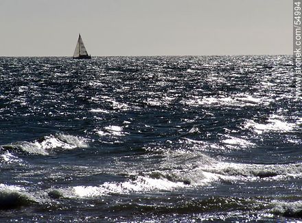 Mar de tormenta veraniega - Departamento de Maldonado - URUGUAY. Foto No. 54994