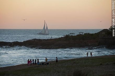 Atardecer en Playa San Francisco - Departamento de Maldonado - URUGUAY. Foto No. 55062