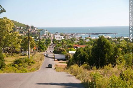 Avenida Piria con vista hacia el puerto - Departamento de Maldonado - URUGUAY. Foto No. 55176