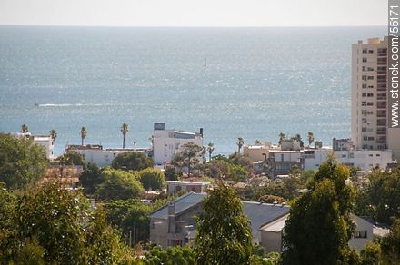 Vista de la playa de Piriápolis desde el cerro del Toro - Departamento de Maldonado - URUGUAY. Foto No. 55171