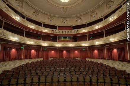 Teatro Bartolomé Macció. Vista desde el escenario. - Departamento de San José - URUGUAY. Foto No. 55543