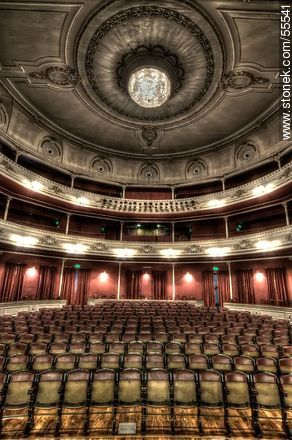 Teatro Bartolomé Macció. Vista desde el escenario. - Departamento de San José - URUGUAY. Foto No. 55541