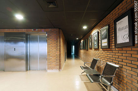 Hall of access to the rehearsal rooms of dance - Department of Montevideo - URUGUAY. Photo #55567