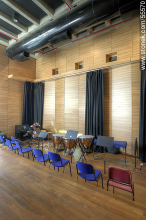 Rehearsal Room in Sodre. - Department of Montevideo - URUGUAY. Photo #55570