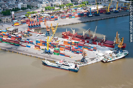 Muelles de carga - Departamento de Montevideo - URUGUAY. Foto No. 55710