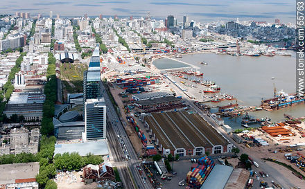 Antel complex, Aguada Park, Port of Montevideo and Old Town - Department of Montevideo - URUGUAY. Foto No. 55763