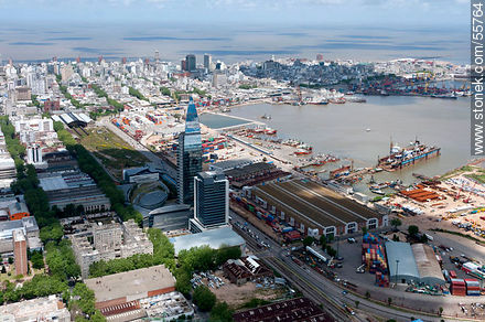 Antel complex, Aguada Park, Port of Montevideo and Old Town - Department of Montevideo - URUGUAY. Foto No. 55764