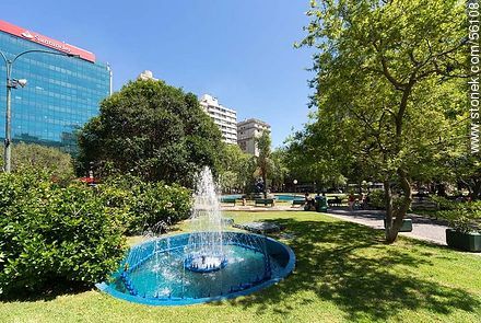 Plaza Fabini. - Departamento de Montevideo - URUGUAY. Foto No. 56108