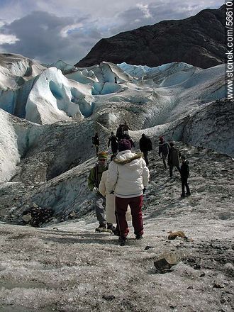 Tourists on the Viedma Glacier -  - ARGENTINA. Photo #56610