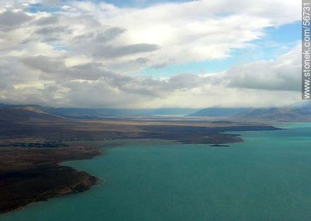 Lake Argentino from the air -  - ARGENTINA. Photo #56731