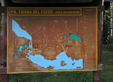 Map of the area -  - ARGENTINA. Photo #56771