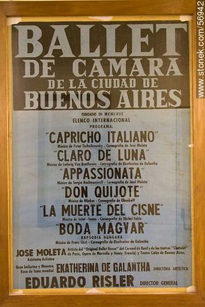 Teatro Larrañaga. Antiguo anuncio. - Departamento de Salto - URUGUAY. Foto No. 56942