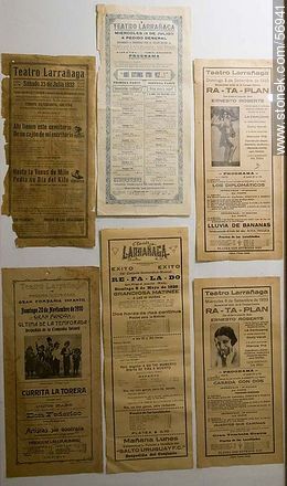 Larrañaga Theatre. Old programs. - Department of Salto - URUGUAY. Photo #56941