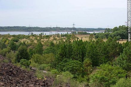 Landscape land dam - Department of Salto - URUGUAY. Photo #56985