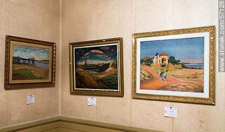 Paintings at Museo de Artes Decorativas. - Department of Salto - URUGUAY. Photo #57126