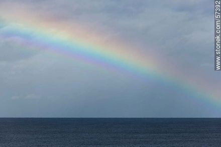Rainbow at sea - Punta del Este and its near resorts - URUGUAY. Foto No. 57392
