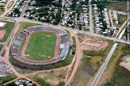 Aerial view of  the Stadium of Club Atlético Cerro - Department of Montevideo - URUGUAY. Foto No. 58080