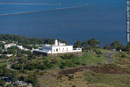 Aerial view of the fortress of Cerro de Montevideo - Department of Montevideo - URUGUAY. Photo #58120