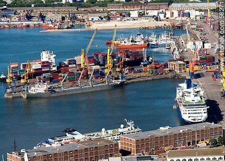 Cruise on the cargo terminal Montecon - Department of Montevideo - URUGUAY. Foto No. 58271