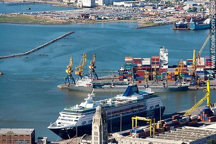 Cruise on the cargo terminal Montecon - Department of Montevideo - URUGUAY. Foto No. 58268