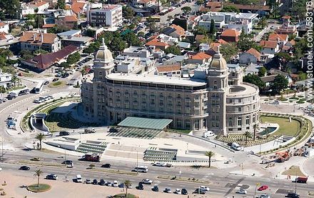 Aerial view of the Hotel Carrasco (2013) - Department of Montevideo - URUGUAY. Photo #58316