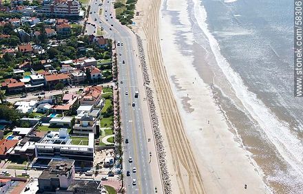 Aerial view of the Rambla Rep. of Mexico. Playa Carrasco. - Department of Montevideo - URUGUAY. Photo #58306