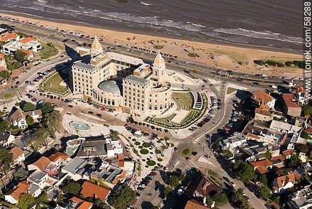 Aerial view of the Hotel Carrasco (2013) - Department of Montevideo - URUGUAY. Photo #58288