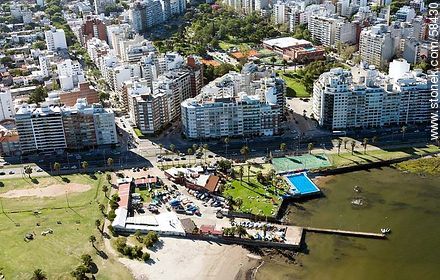 Aerial view of La Estacada - Department of Montevideo - URUGUAY. Foto No. 58430