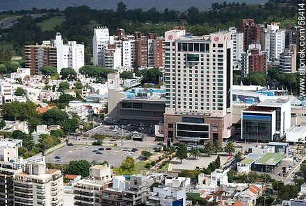 Aerial view of Sheraton Hotel  - Department of Montevideo - URUGUAY. Photo #58414