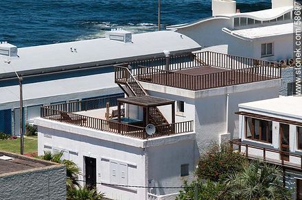 From the lighthouse of Punta del Este.  Roofs and terraces - Punta del Este and its near resorts - URUGUAY. Foto No. 58697