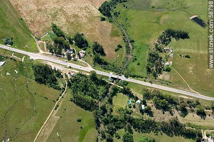 Aerial view of Route 9 - Department of Rocha - URUGUAY. Photo #58798