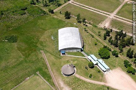 Aerial view of the French School athletic field - Department of Canelones - URUGUAY. Foto No. 58917