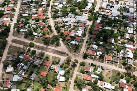 Aerial view of houses near the Costa Urbana Shopping Center - Department of Canelones - URUGUAY. Photo #58865