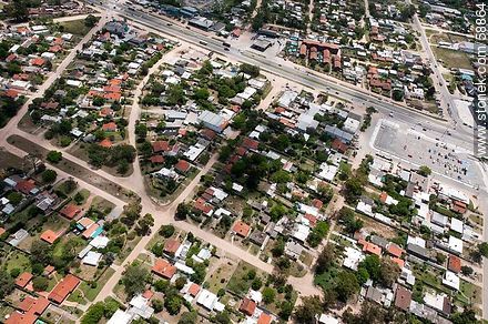 Aerial view of houses near the Costa Urbana Shopping Center - Department of Canelones - URUGUAY. Photo #58864
