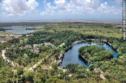 Vista aérea del Parque Roosevelt - Departamento de Canelones - URUGUAY. Foto No. 59047