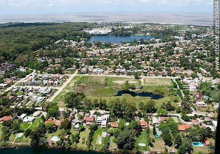 Aerial view of Parque Miramar - Department of Canelones - URUGUAY. Foto No. 59044
