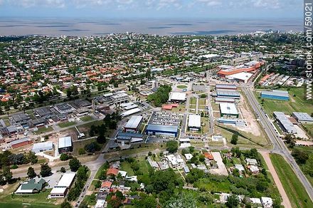 Aerial view of LATU and Portones Shopping Mall - Department of Montevideo - URUGUAY. Foto No. 59021