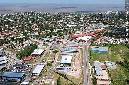 Aerial view of LATU and Portones Shopping Mall - Department of Montevideo - URUGUAY. Foto No. 59020