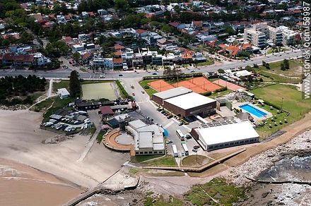 Vista aérea del Club Náutico de Punta Gorda - Departamento de Montevideo - URUGUAY. Foto No. 58987