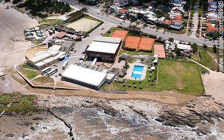 Vista aérea del Club Náutico de Punta Gorda - Departamento de Montevideo - URUGUAY. Foto No. 58985