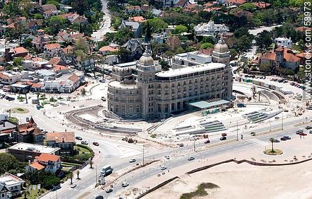 Aerial View of Hotel Carrasco in 2012 - Department of Montevideo - URUGUAY. Foto No. 58973