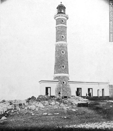 Lighthouse of Cabo Polonio, 1910 -  - URUGUAY. Photo #59541