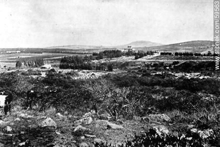 Vista parcial de Piriápolis. Castillo de Piria. 1909. -  - URUGUAY. Foto No. 59563