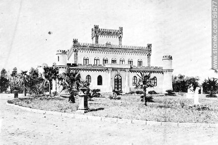 Castillo de Piriápolis en 1909. -  - URUGUAY. Foto No. 59577