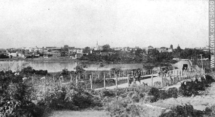 View of the city of Fray Bentos, 1910 -  - URUGUAY. Foto No. 59606