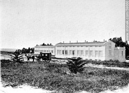 Casa de Aislamiento. Nuevos Pabellones, 1909 - Departamento de Montevideo - URUGUAY. Foto No. 59660