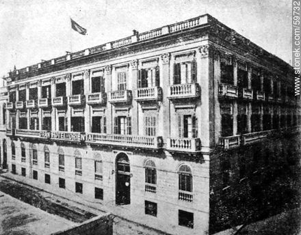 Gran Hotel Oriental, 1910 - Departamento de Montevideo - URUGUAY. Foto No. 59732